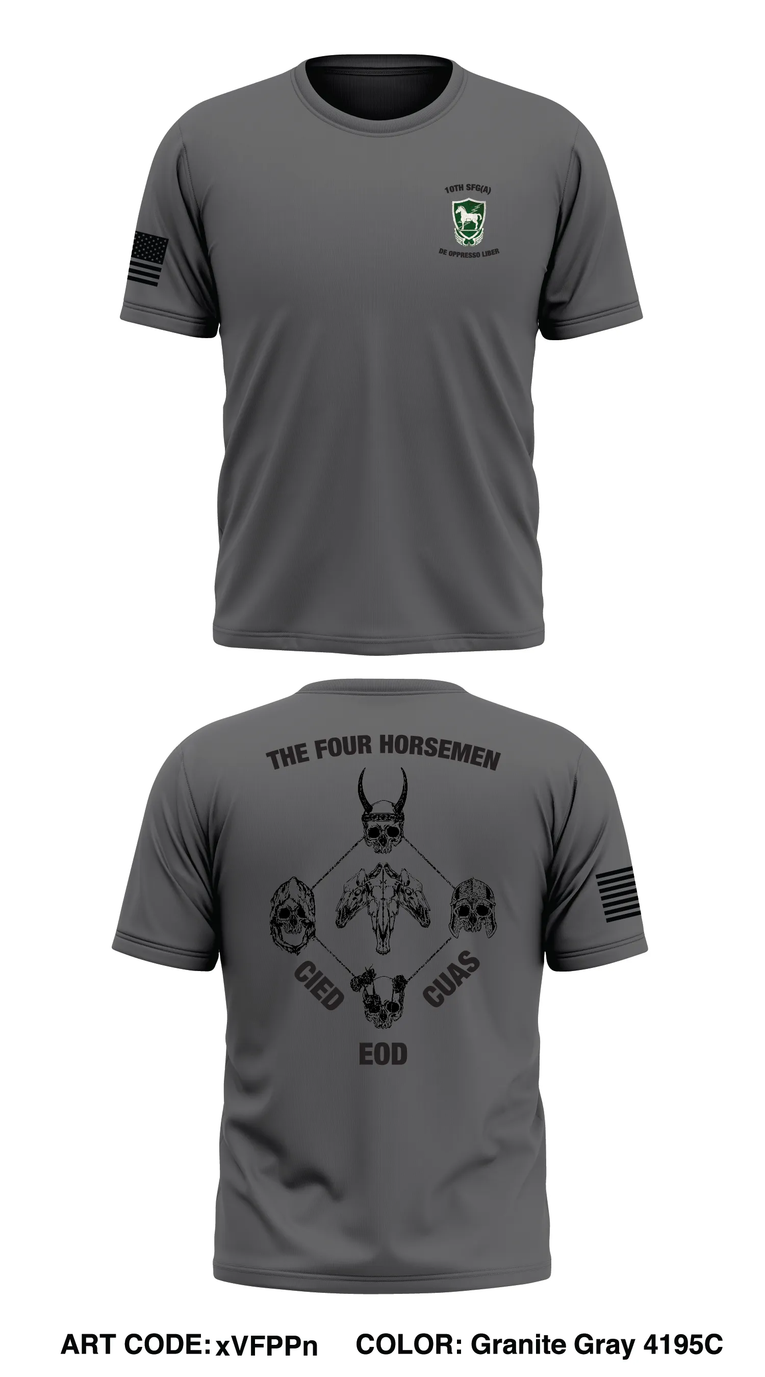10th SFG(A) EOD Det Store 1 Core Men's SS Performance Tee - xVFPPn