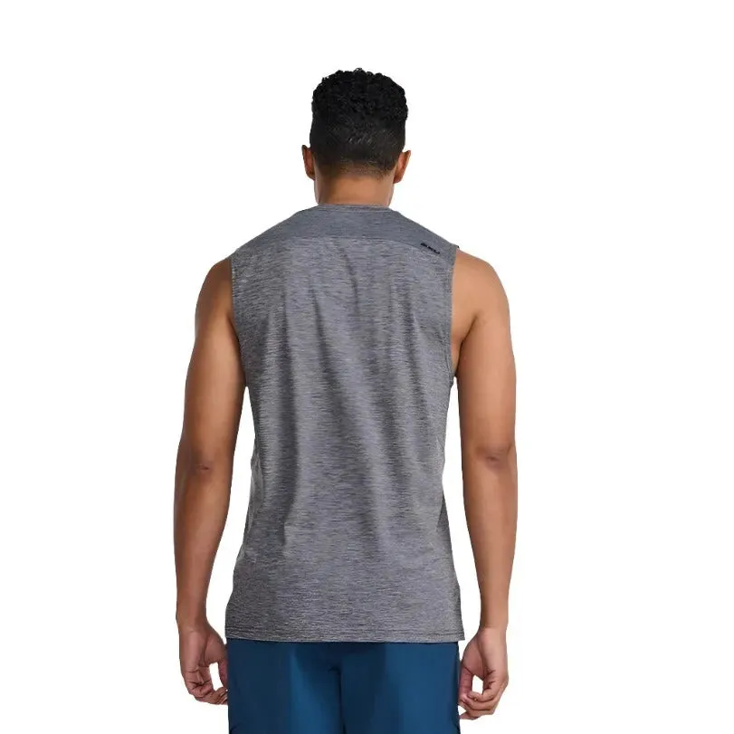 2XU Motion Tank Harbour Men's Running T-Shirt (Mist/Black)