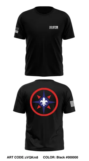 316th Sustainment Command Store 1 Core Men's SS Performance Tee - bpZKZn