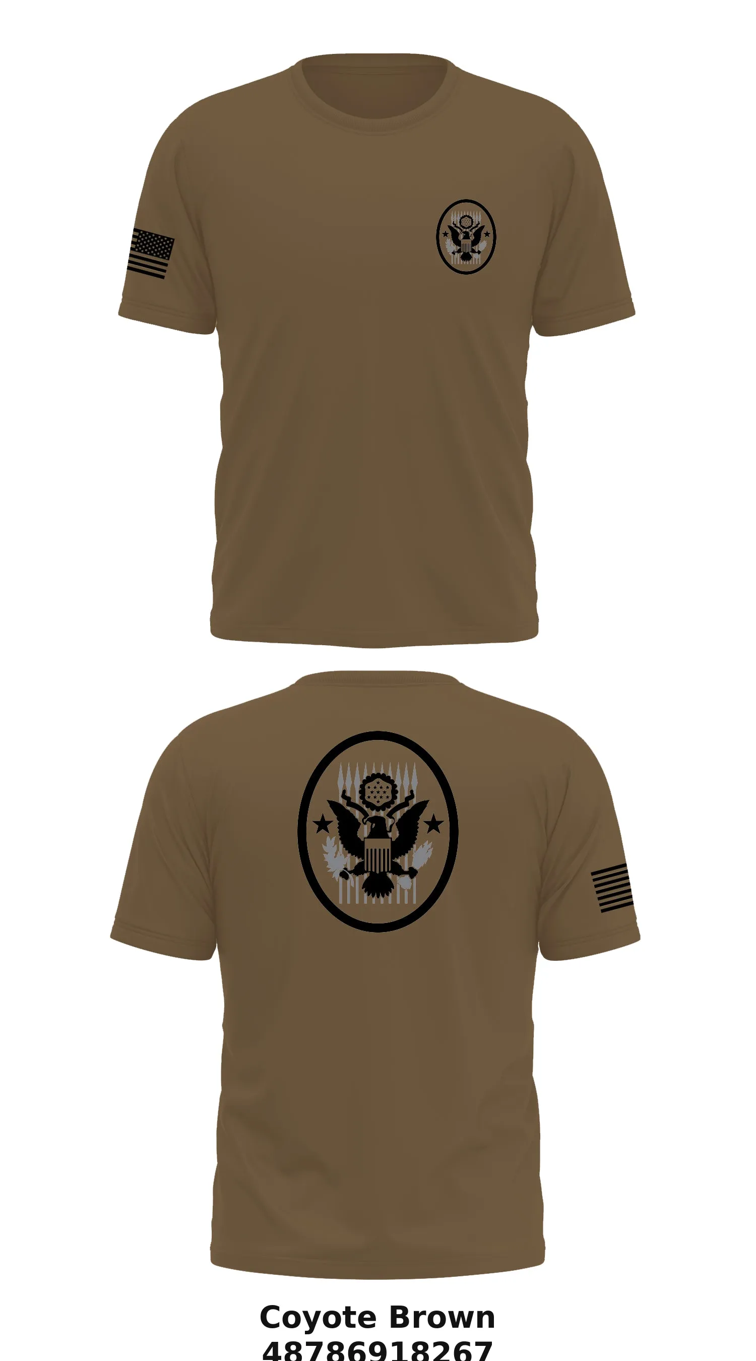 43RD CST Store 1 Core Men's SS Performance Tee - 48786918267