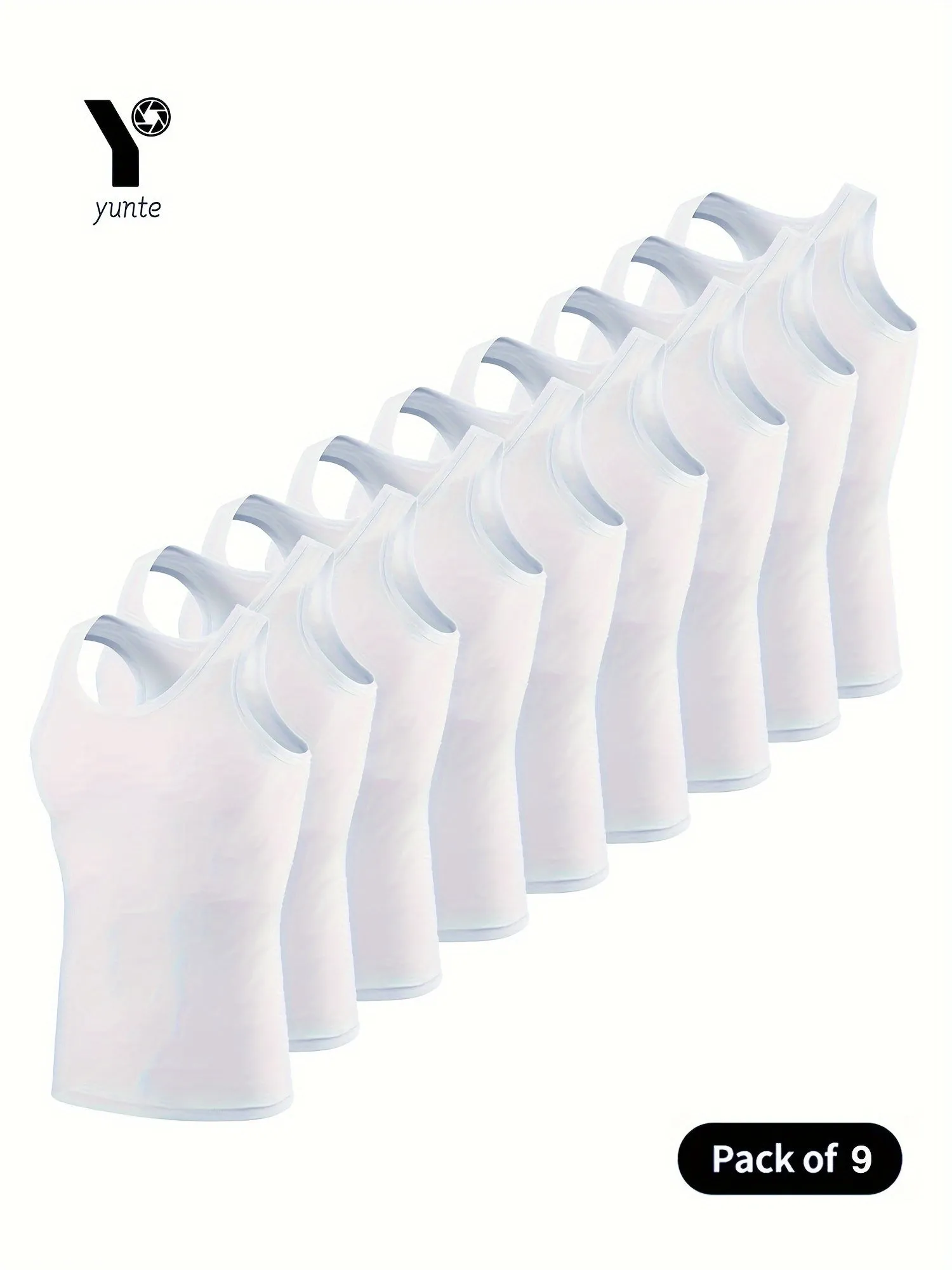 9pcs Men's Athletic Tank Tops