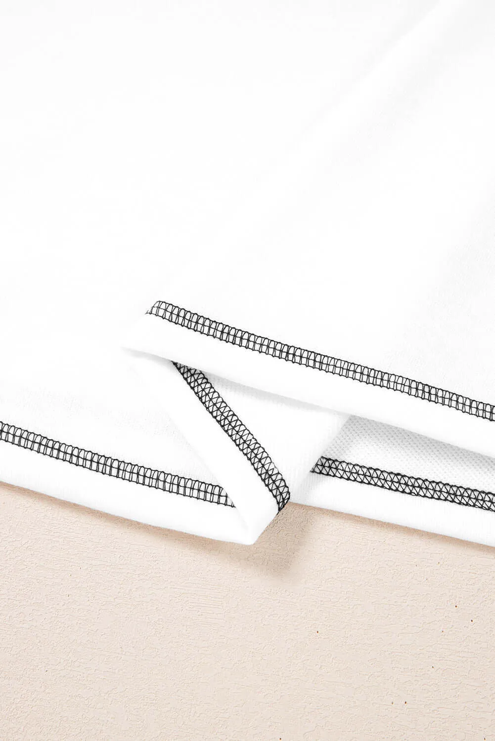 A FINE LINE TOP (white/black)