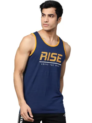 Alcis Men Solid Blue Singlet