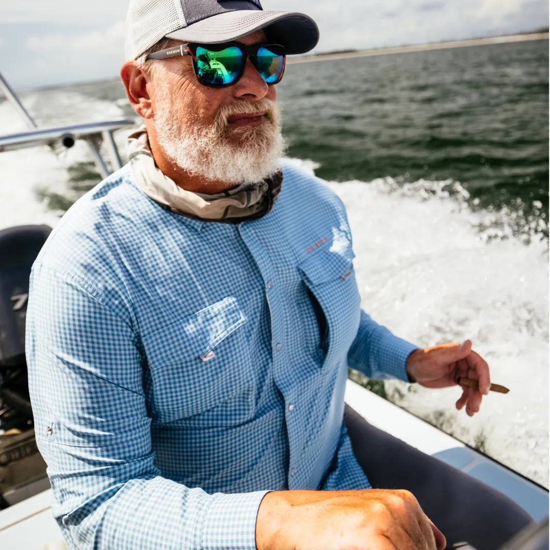 Anomaly Shirt- Blue/Gray Gingham
