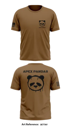 APEX PANDAS  Store 1 Core Men's SS Performance Tee - 3ETTAy