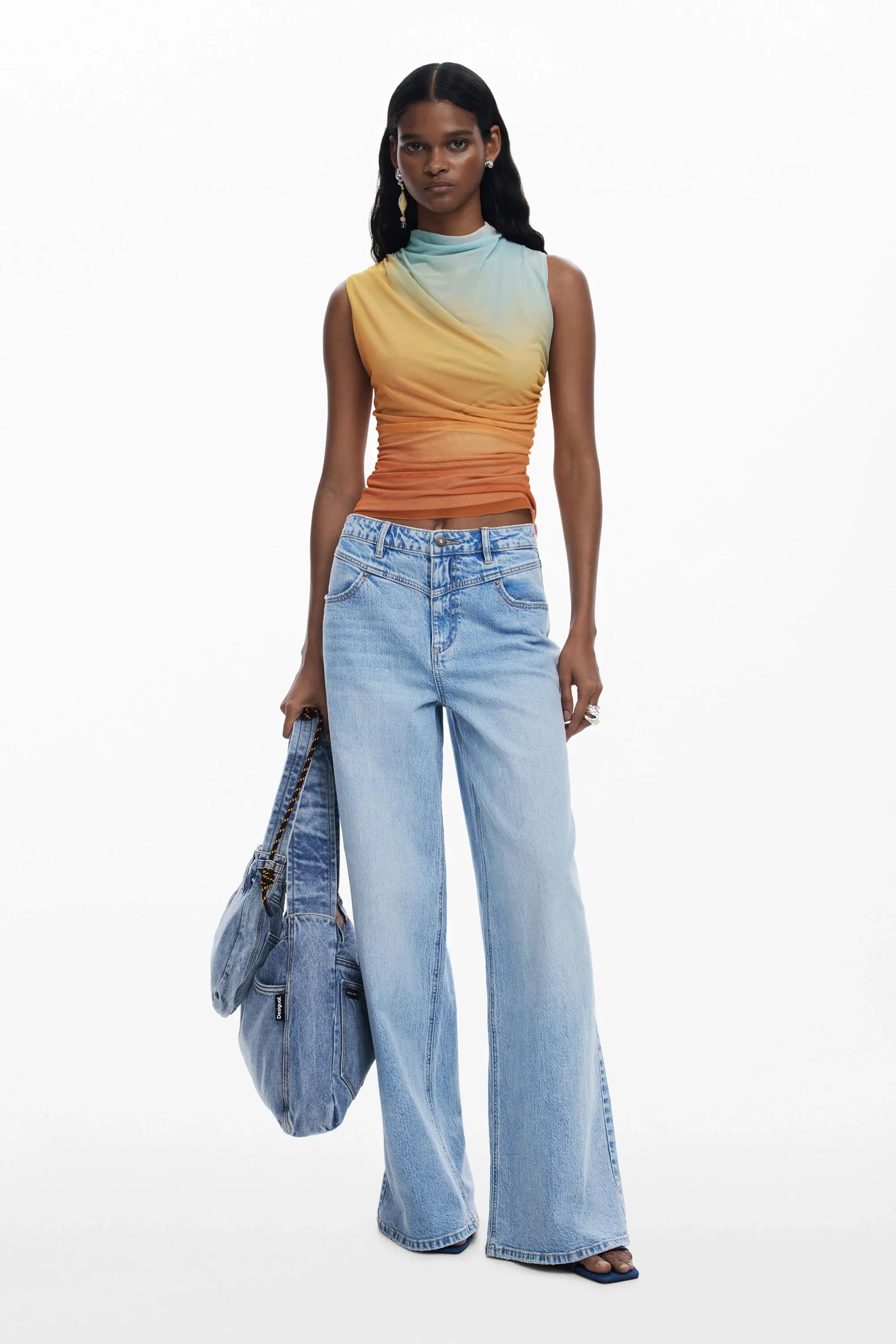 Apricot Sunset Top