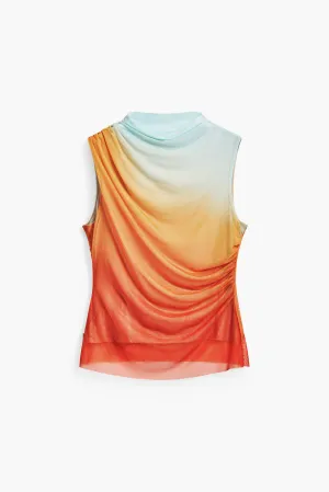 Apricot Sunset Top