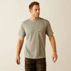 Ariat Men's Rebar Heat Fighter Staple T-Shirt in Wild Dove