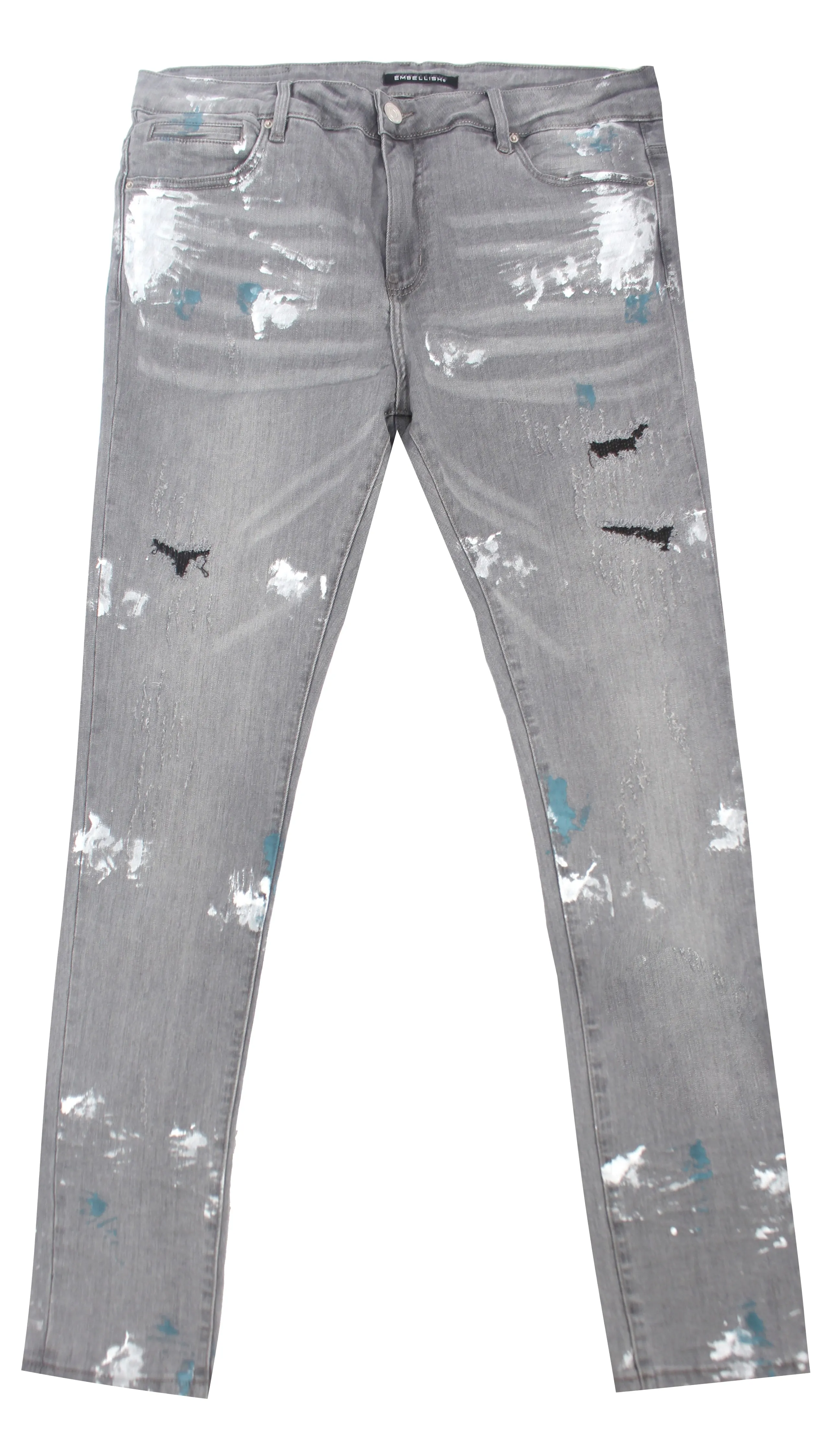 Asher Standard Denim - Grey Paint