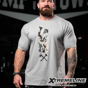 Axe & Sledge Axe Grayscale Camo Tee
