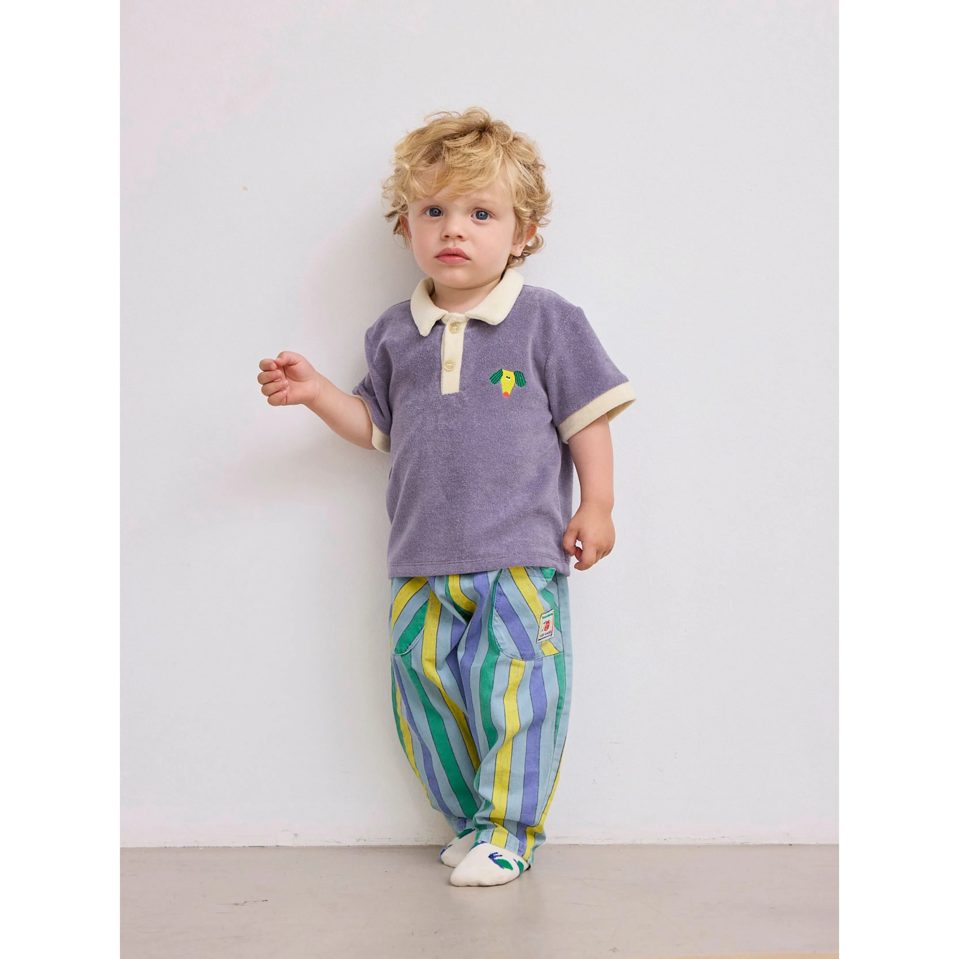Baby Happy Dog Terry Cloth Polo