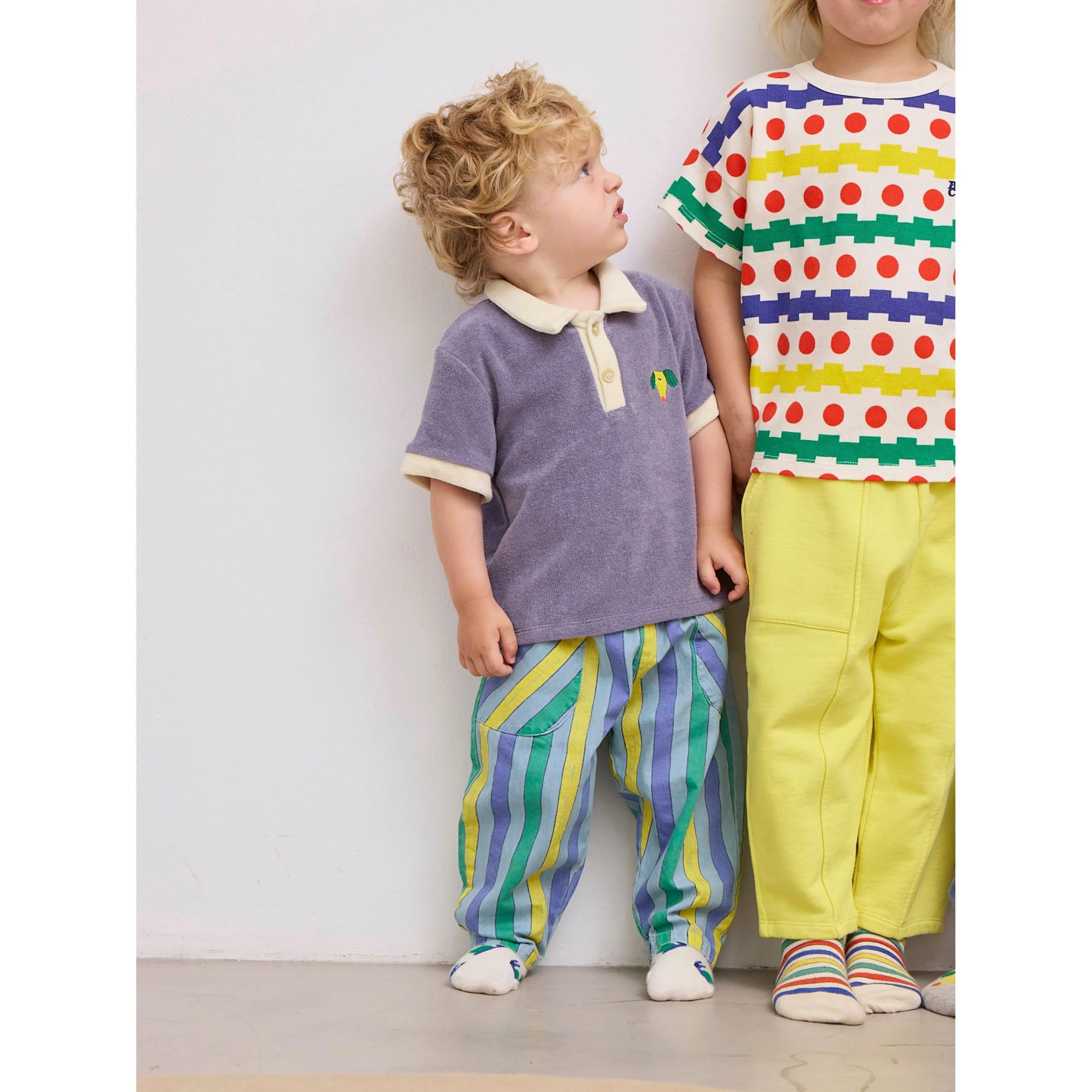 Baby Happy Dog Terry Cloth Polo