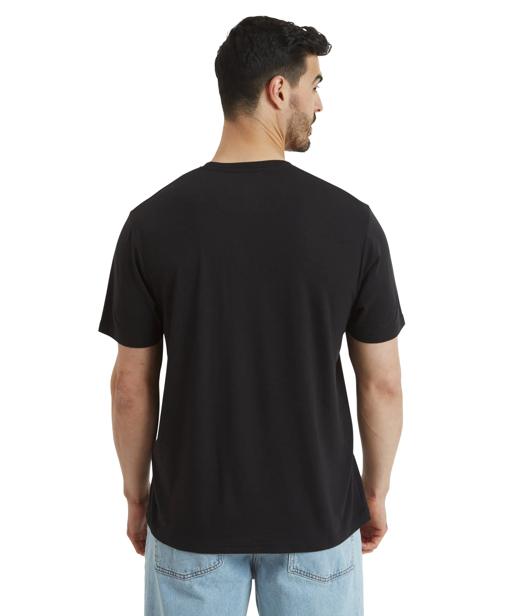 Bali Retro Sunset T-Shirt - Black