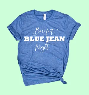 Barefoot Blue Jean Night Shirt | Summer Shirt | Unisex Shirt
