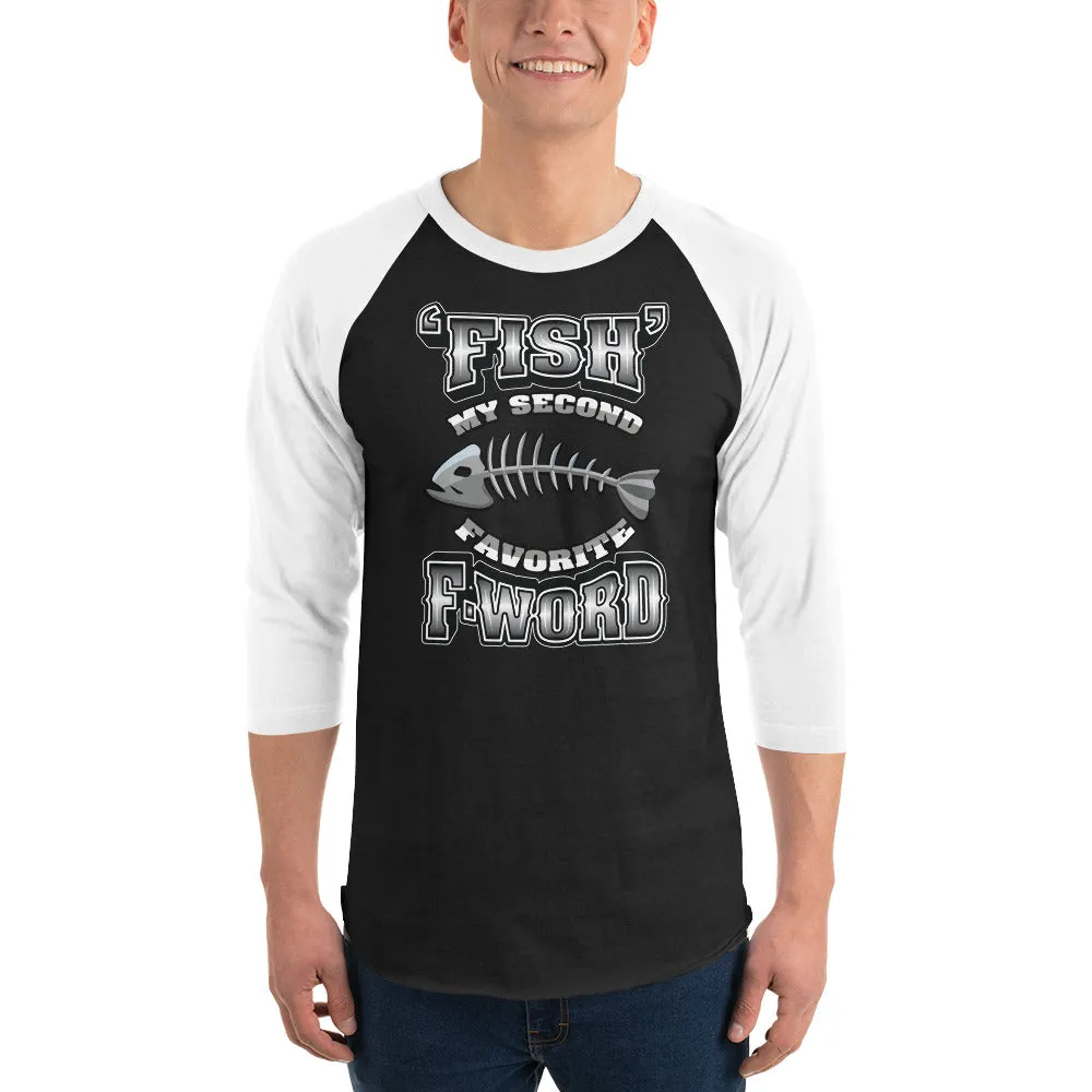 Bengali Unisex Fine Jersey Raglan Tee - F for Fish