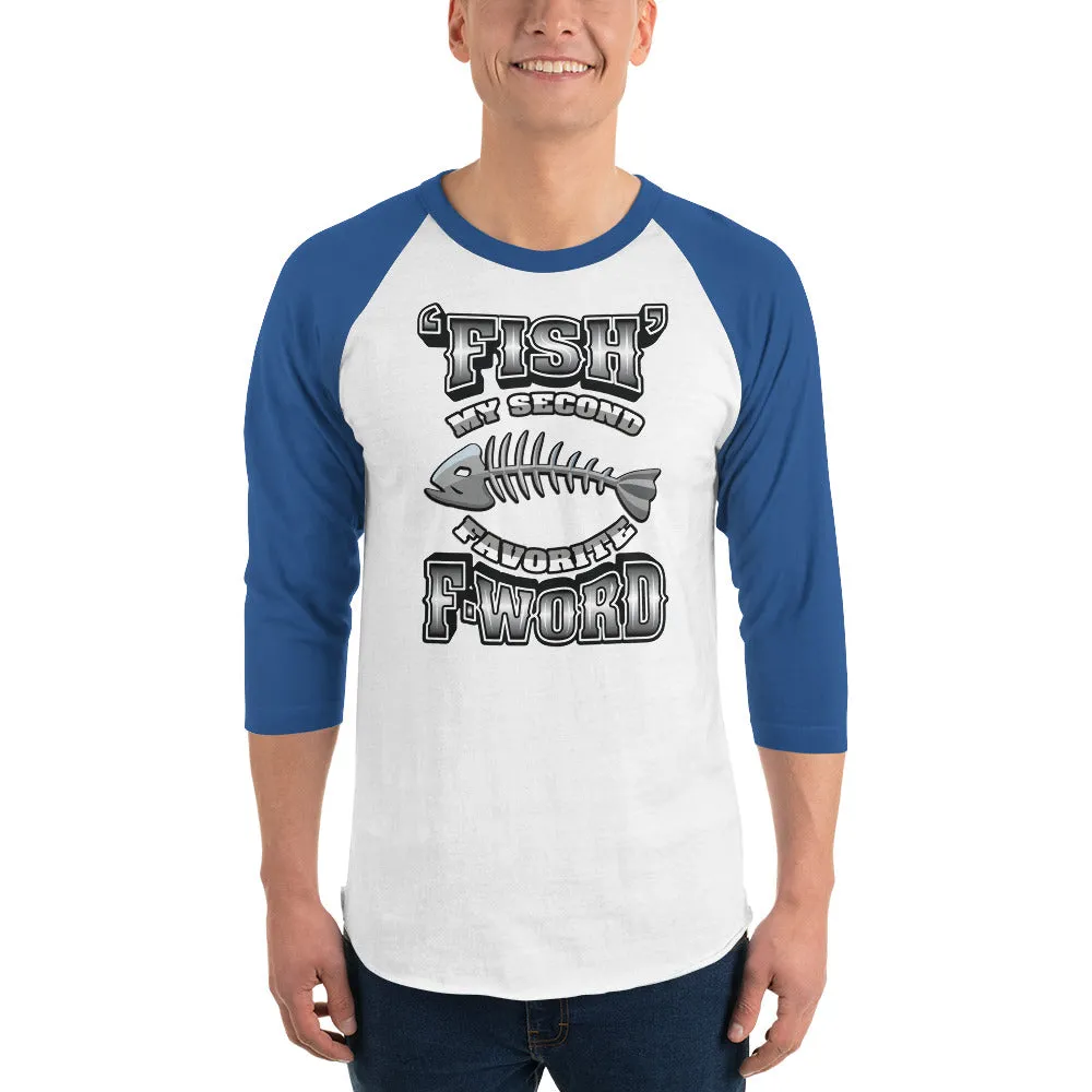 Bengali Unisex Fine Jersey Raglan Tee - F for Fish