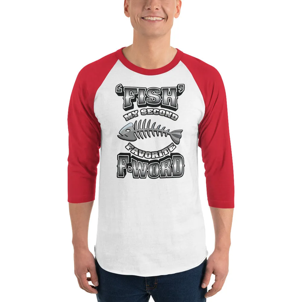 Bengali Unisex Fine Jersey Raglan Tee - F for Fish