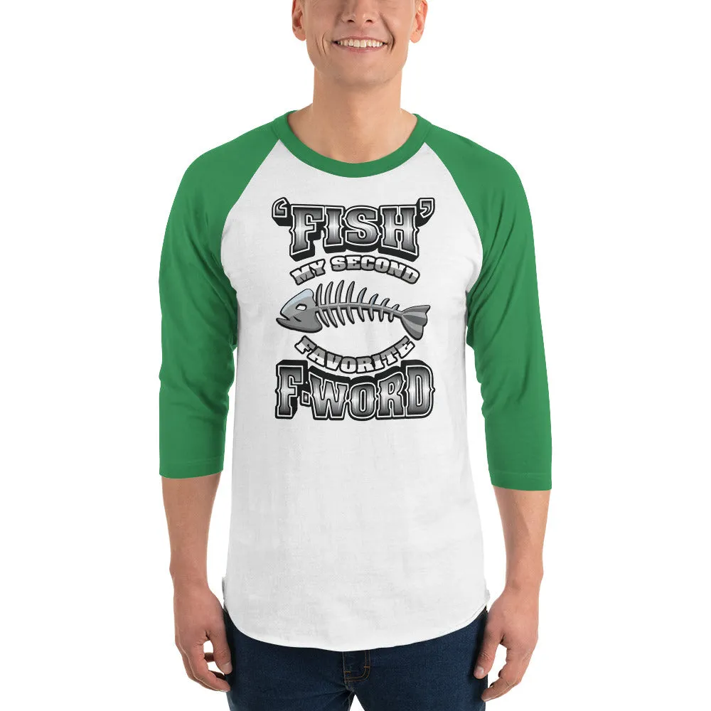 Bengali Unisex Fine Jersey Raglan Tee - F for Fish