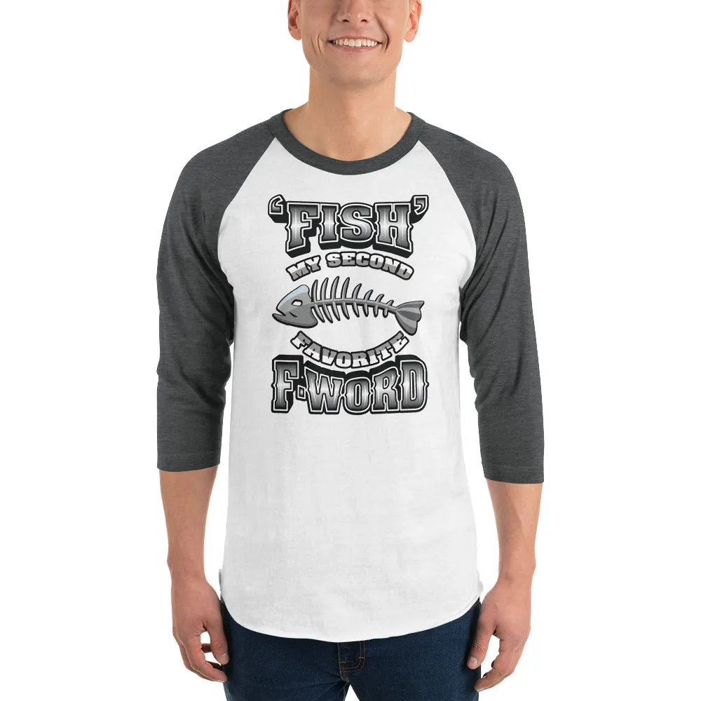 Bengali Unisex Fine Jersey Raglan Tee - F for Fish