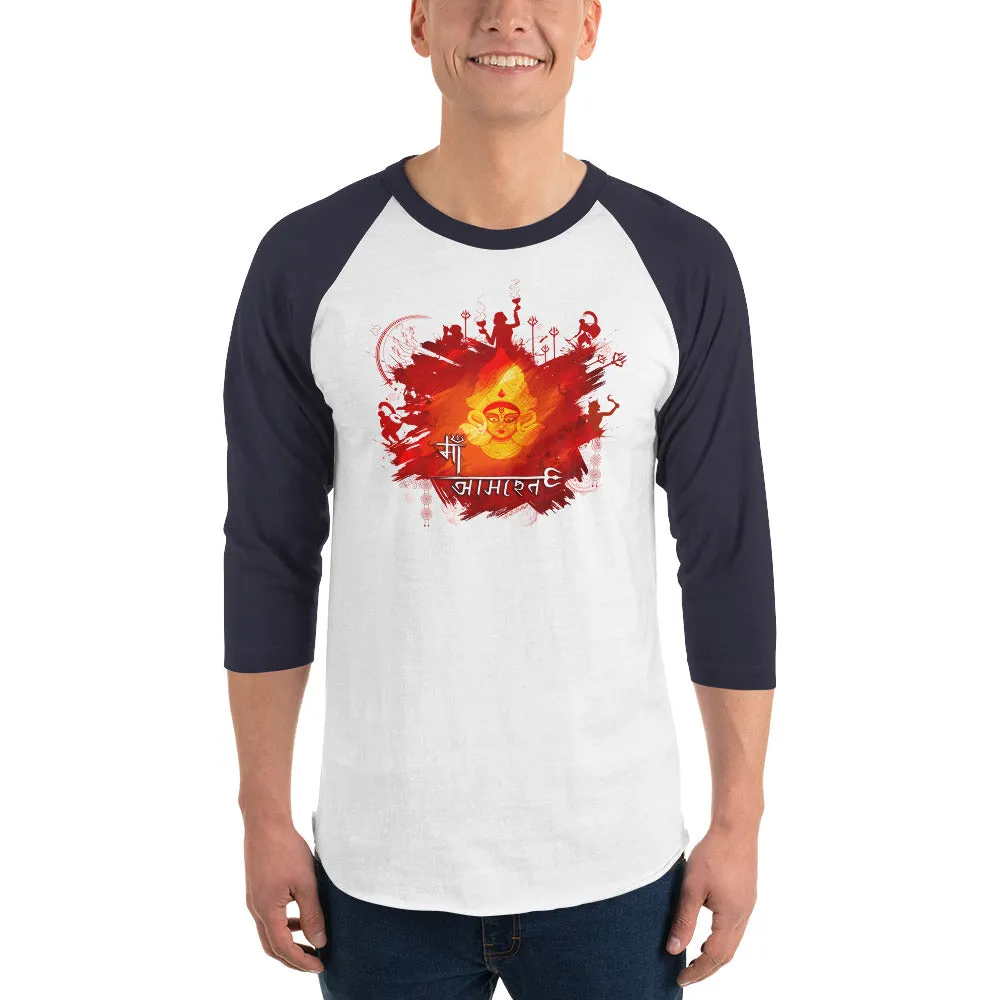 Bengali Unisex Fine Jersey Raglan Tee   - Maa Aaschen