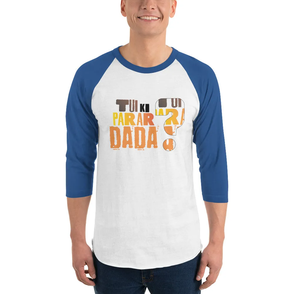 Bengali Unisex Fine Jersey Raglan Tee - Tui Ki Parar Dada?