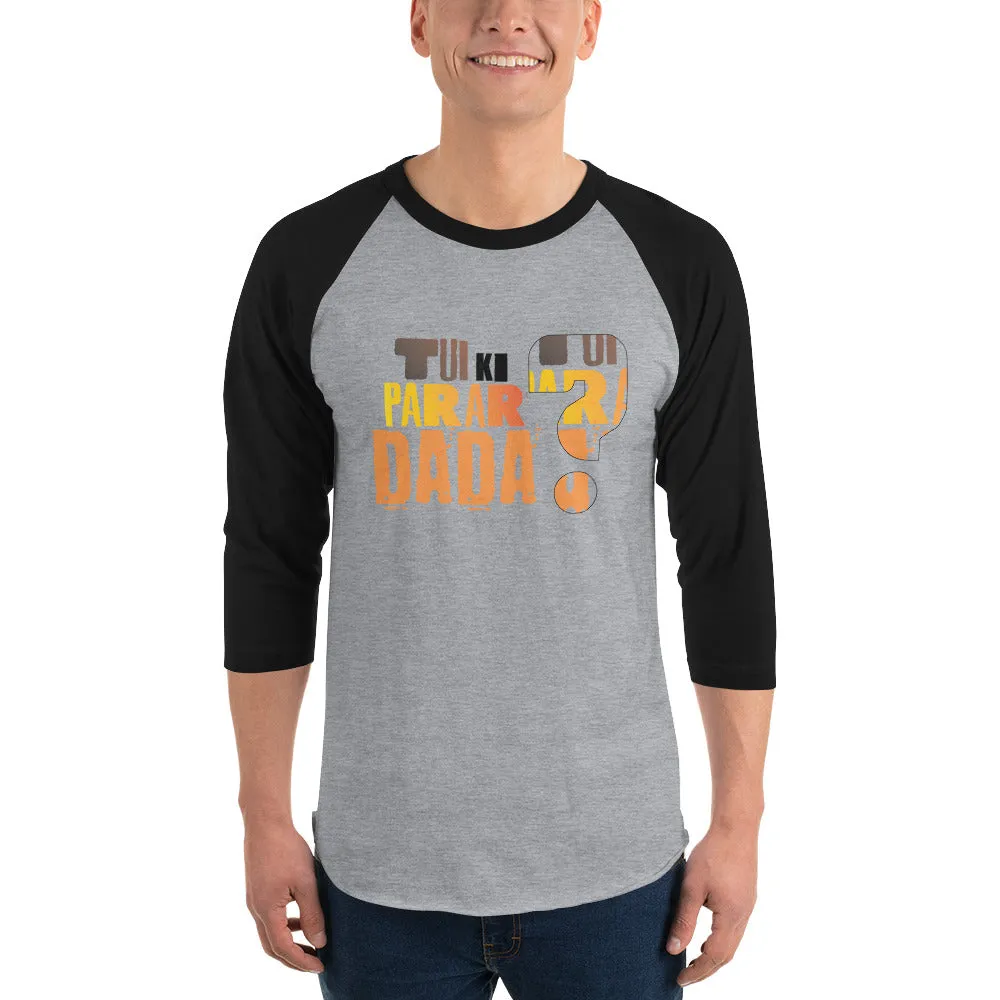 Bengali Unisex Fine Jersey Raglan Tee - Tui Ki Parar Dada?