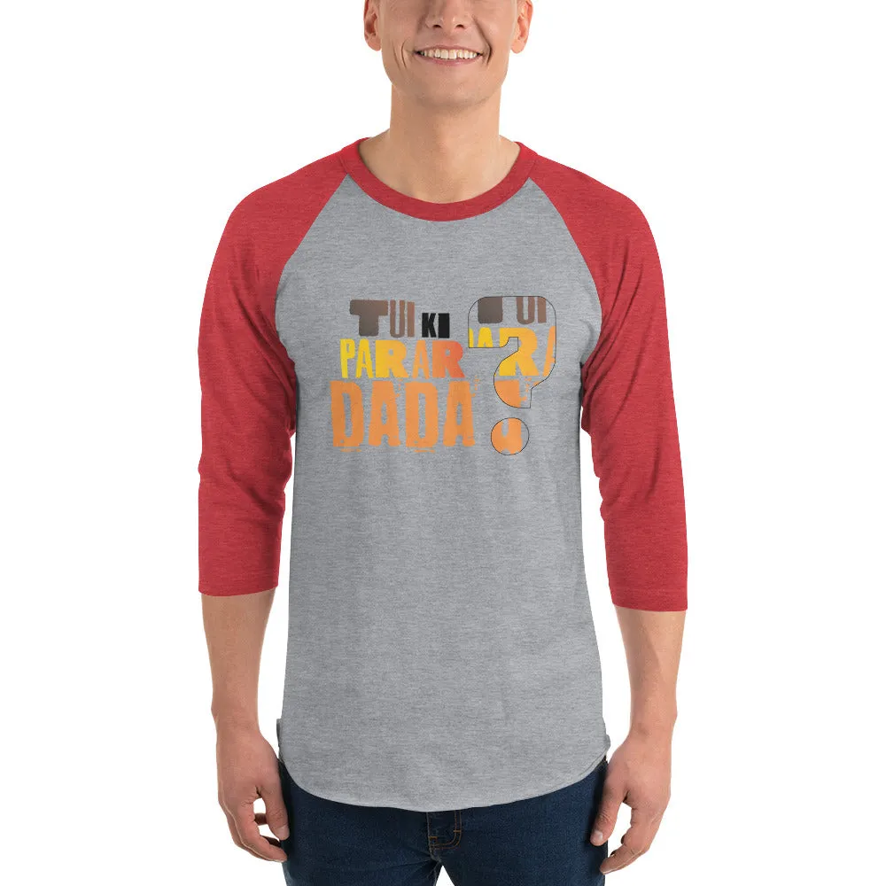 Bengali Unisex Fine Jersey Raglan Tee - Tui Ki Parar Dada?