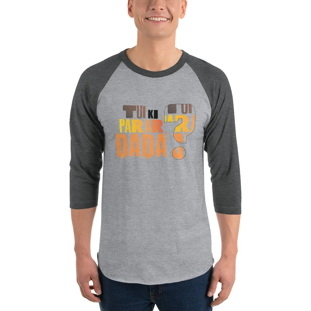 Bengali Unisex Fine Jersey Raglan Tee - Tui Ki Parar Dada?