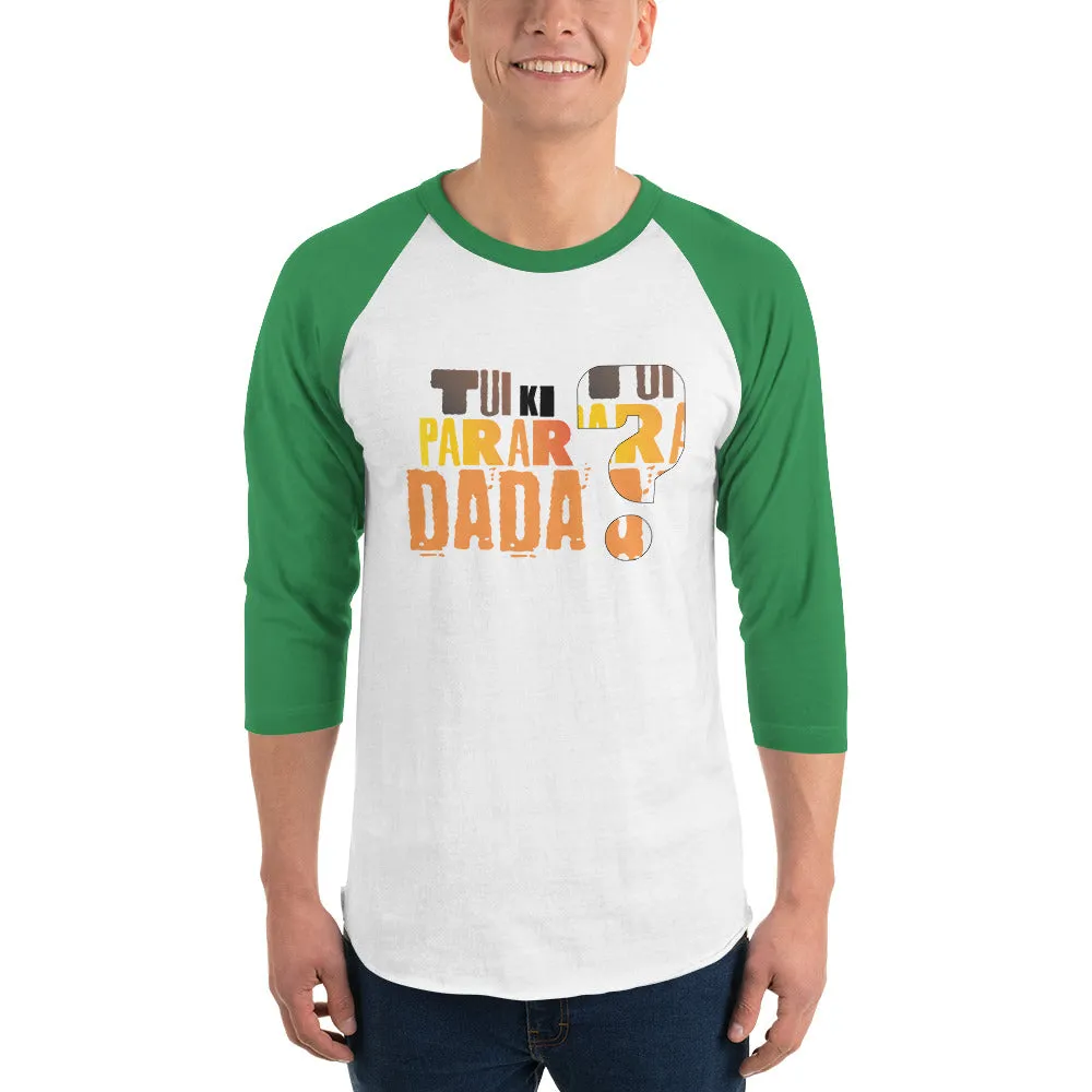 Bengali Unisex Fine Jersey Raglan Tee - Tui Ki Parar Dada?