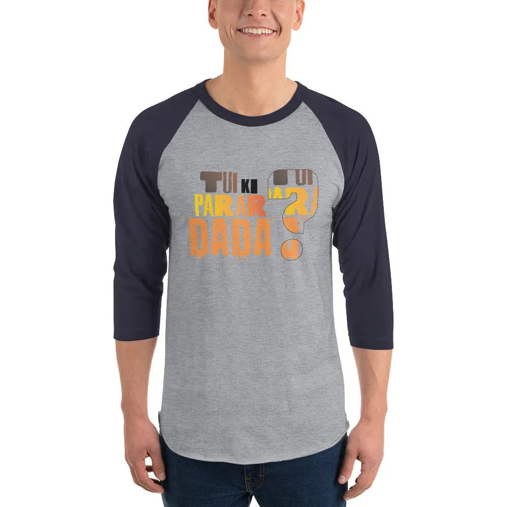 Bengali Unisex Fine Jersey Raglan Tee - Tui Ki Parar Dada?