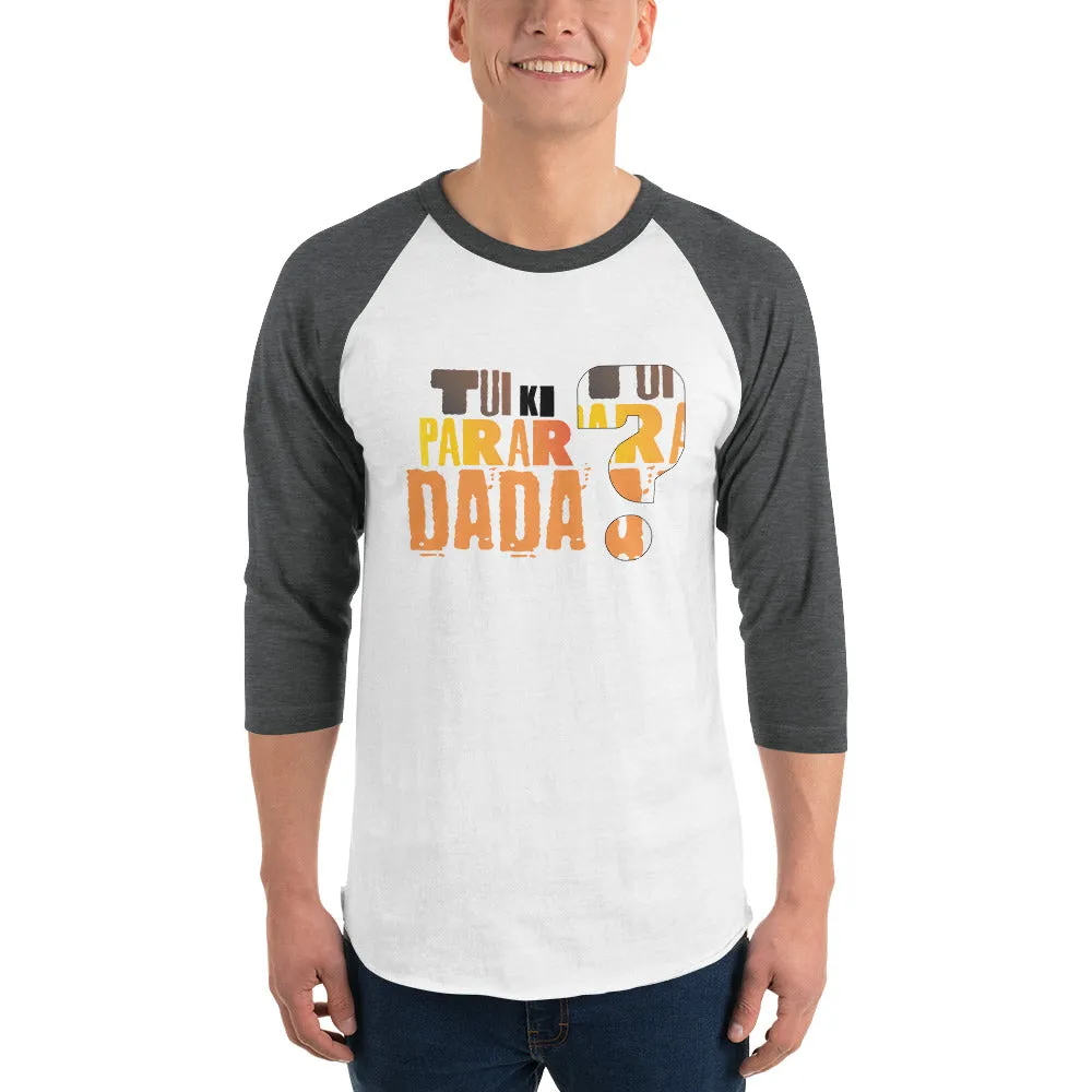 Bengali Unisex Fine Jersey Raglan Tee - Tui Ki Parar Dada?