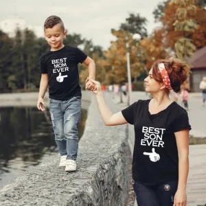 Best Mom Ever & Best Son Ever Matching Mother & Son T-Shirts