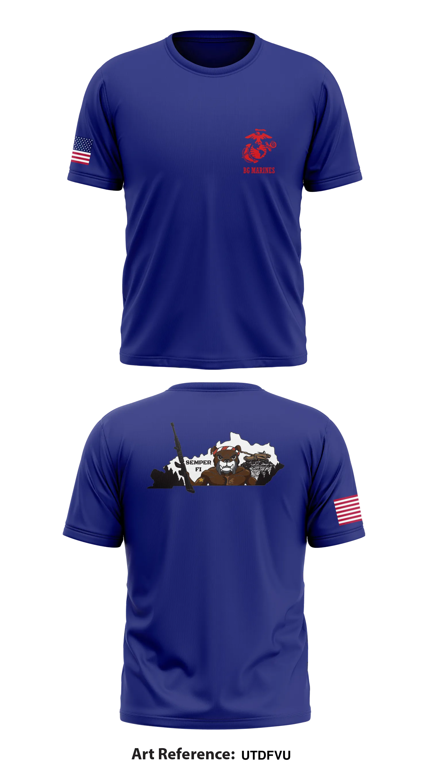 BG MARINES Store 1 Core Men's SS Performance Tee - UtDfvU
