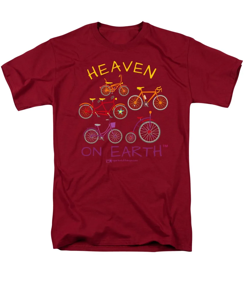 Bicycles Heaven On Earth - Men's T-Shirt  (Regular Fit)