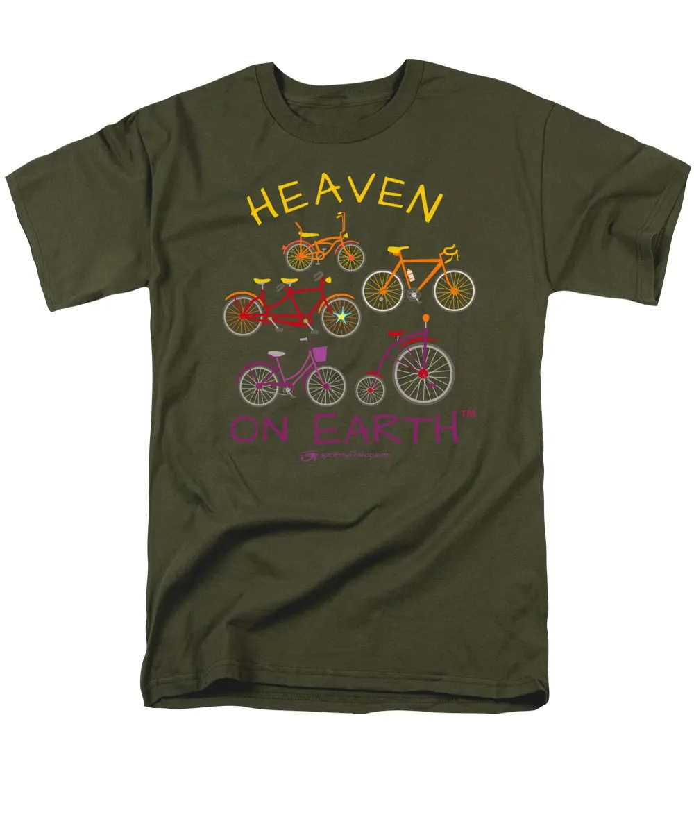 Bicycles Heaven On Earth - Men's T-Shirt  (Regular Fit)