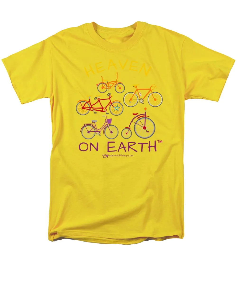 Bicycles Heaven On Earth - Men's T-Shirt  (Regular Fit)