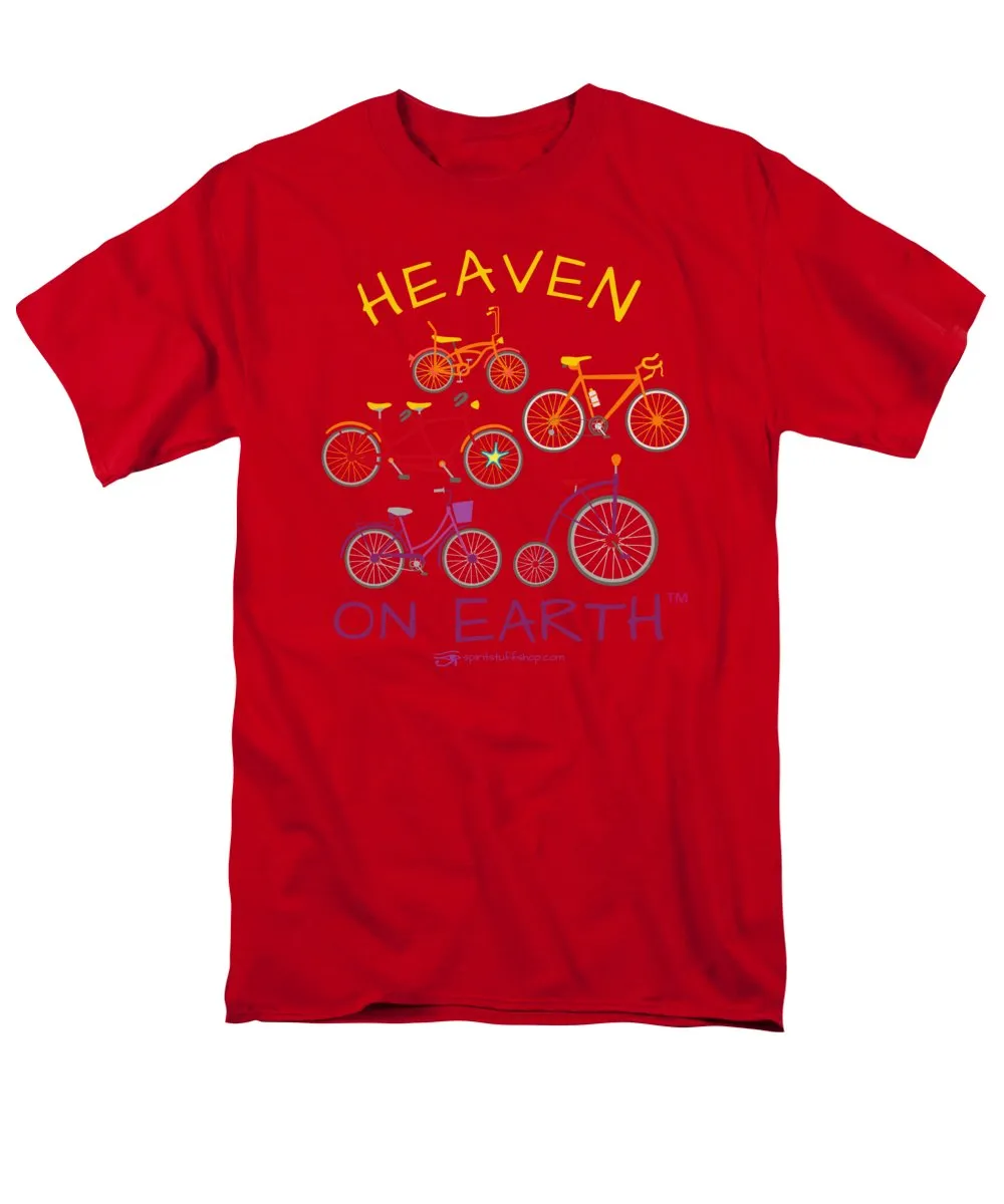 Bicycles Heaven On Earth - Men's T-Shirt  (Regular Fit)
