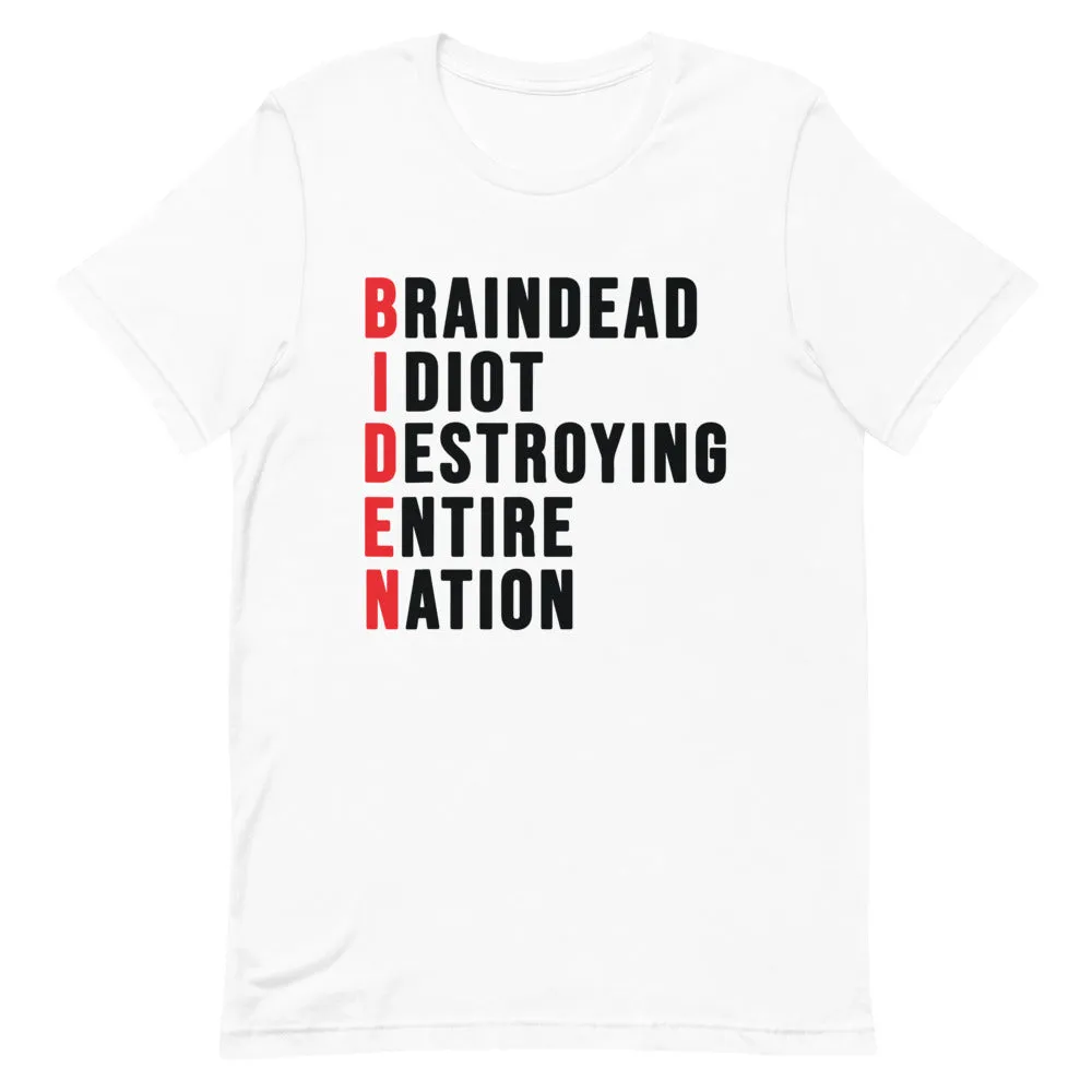 Biden destroying Nation Short-Sleeve Unisex T-Shirt