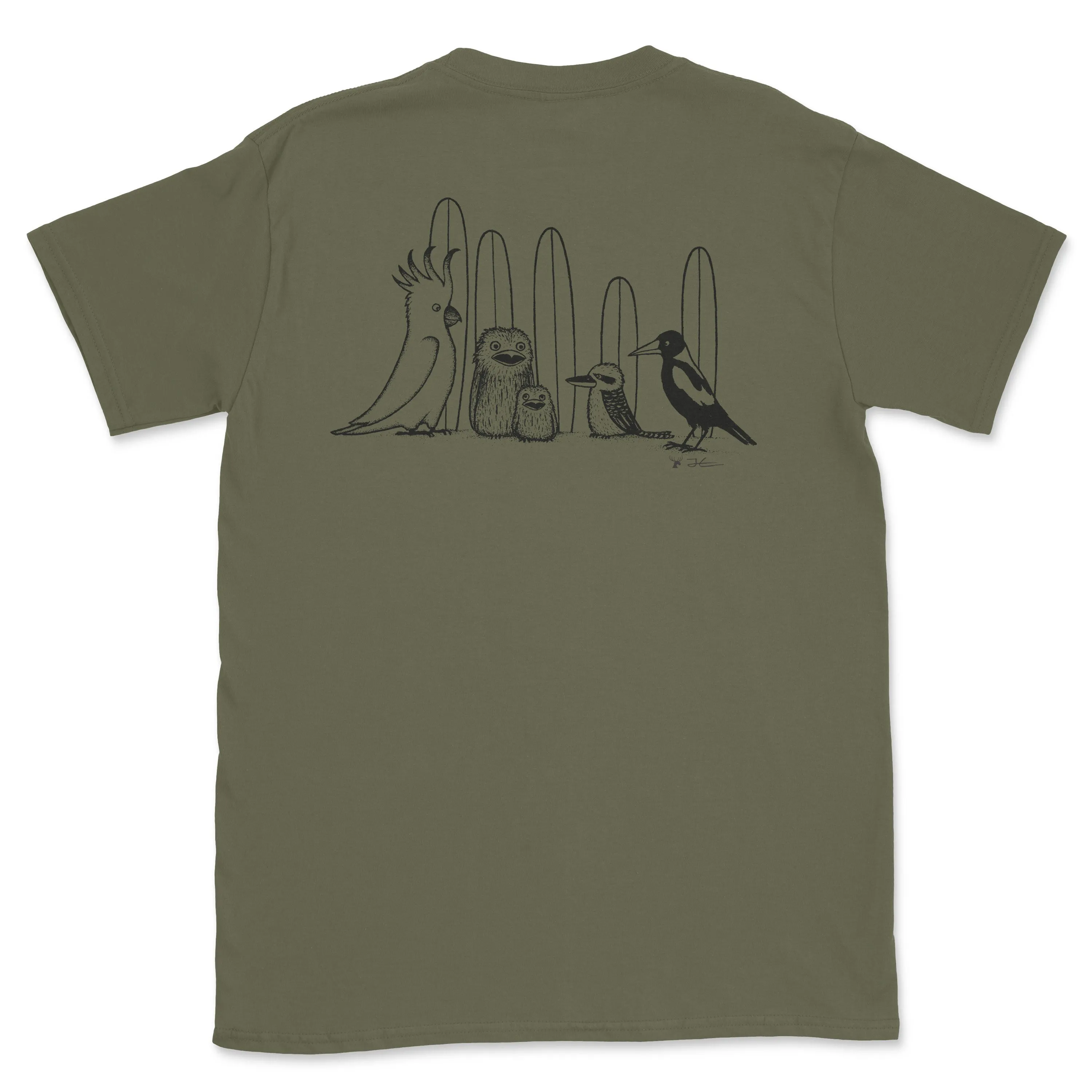 Birdy Boardriders Organic Unisex T-Shirt