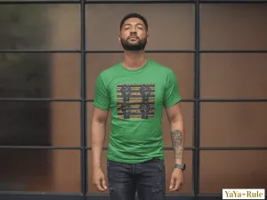 Black Power Kente Color Short-Sleeve Unisex T-Shirt