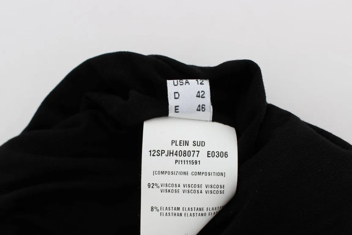 Black Stretch Bustier Top