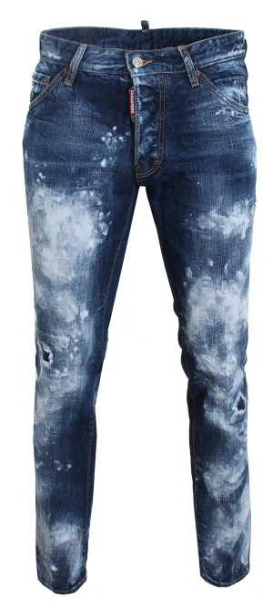 Bleached Cool Guy Jean - Blue