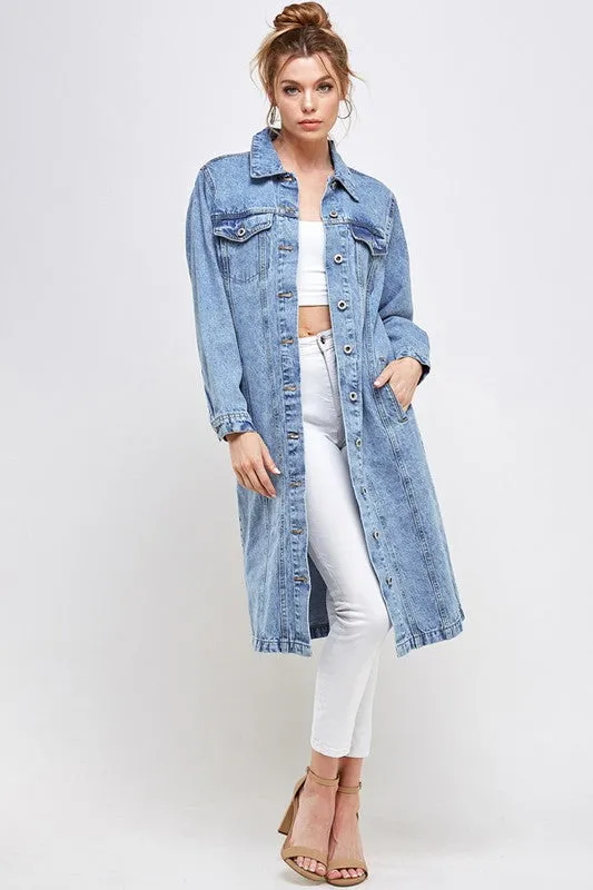Blue Age NON-STRETCH THIRD QUARTER DENIM JACKET
