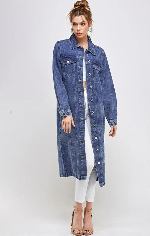 Blue Age NON-STRETCH THIRD QUARTER DENIM JACKET