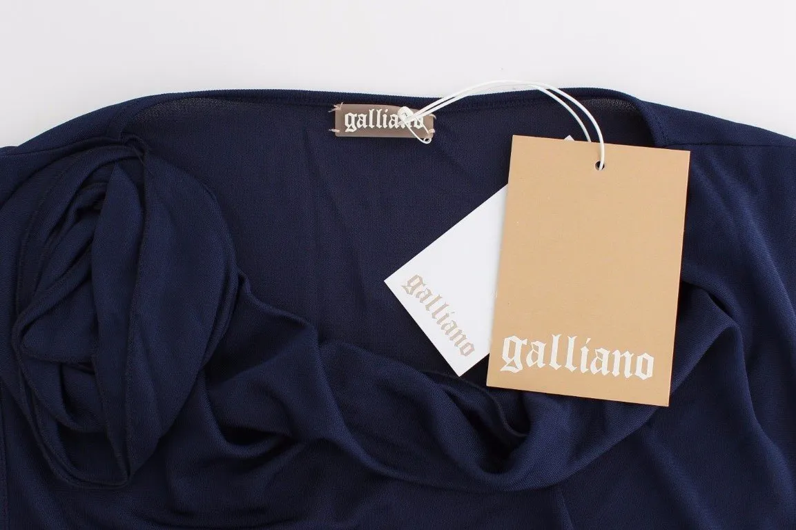 Blue top sleeveless blouse