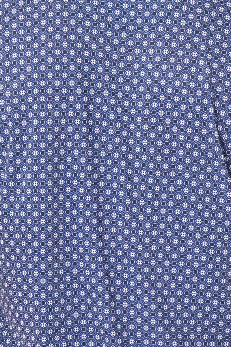 Brayden Men's Quick Dry Printed Polo - Navy