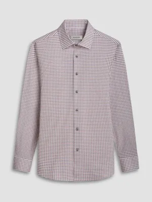 Bugatchi Ooohcotton James Long Sleeve Shirt - Caramel