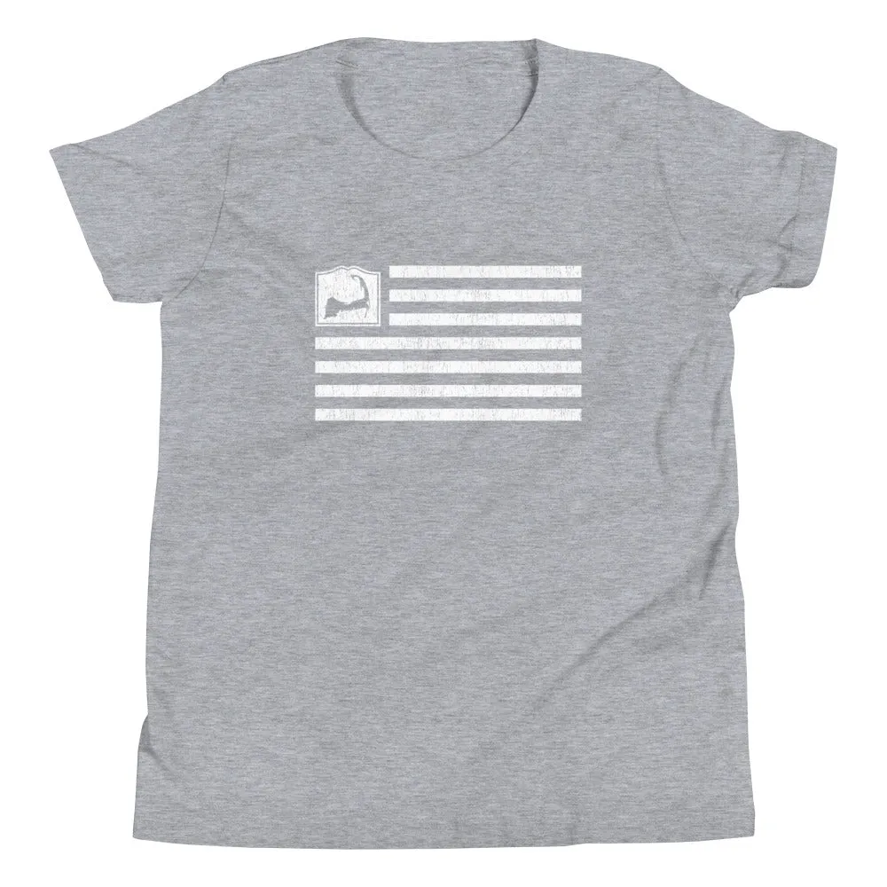 Cape Cod Flag Youth Short Sleeve T-Shirt