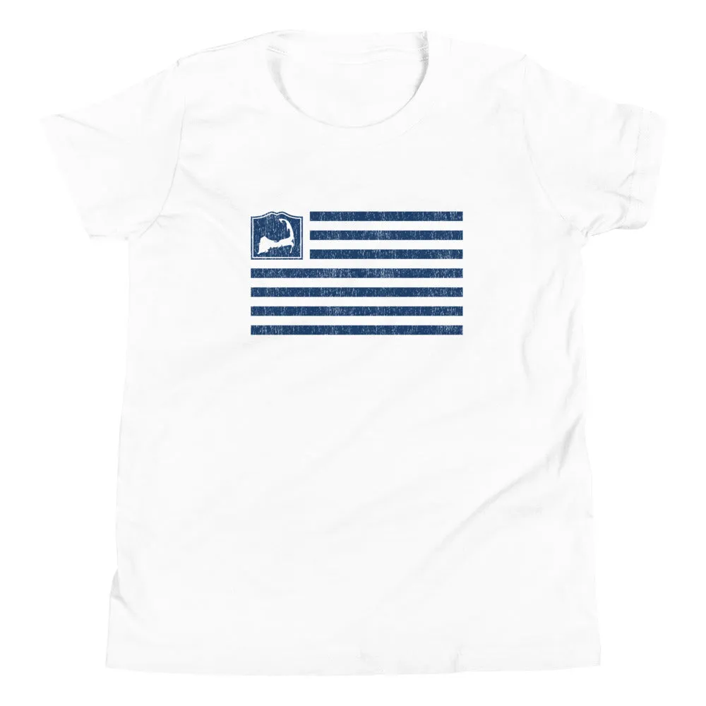 Cape Cod Flag Youth Short Sleeve T-Shirt