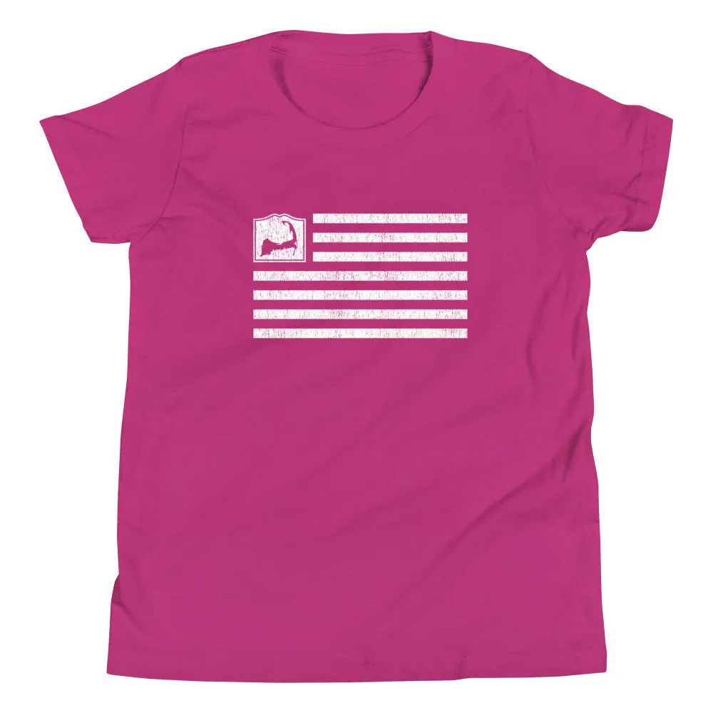 Cape Cod Flag Youth Short Sleeve T-Shirt